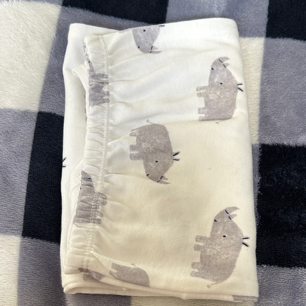 Carter’s PREEMIE | UNISEX |Adorable Rhino Print Baby Sack gown | New no tags. - Picture 5 of 5
